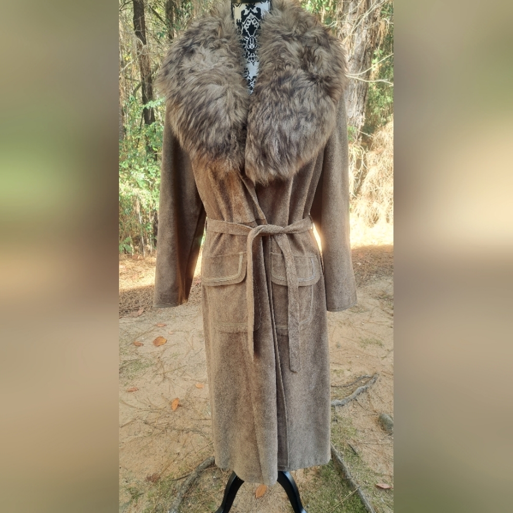 Vintage Suede Penny Lane Coat